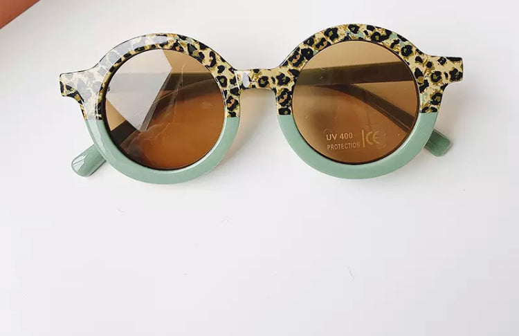 Lunettes solaires bicolores menthe
