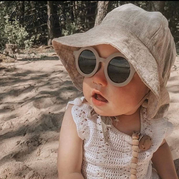 Pré-commande Lunettes solaires unies bleues