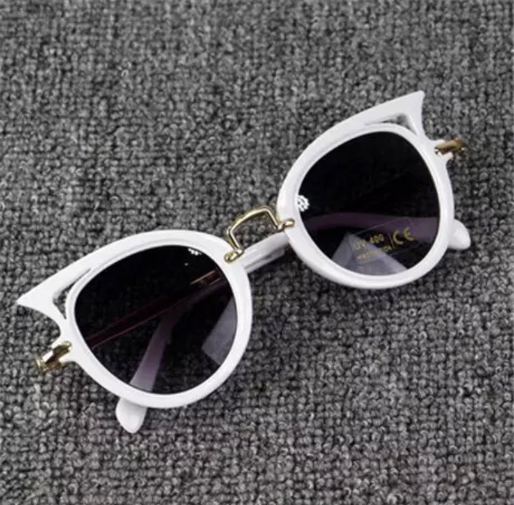 Lunettes solaires Cateyes blanc