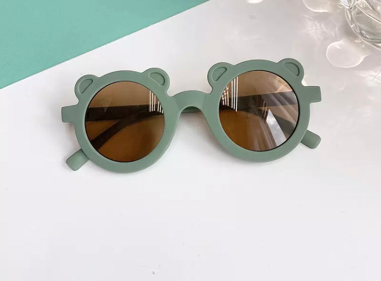Lunettes solaires ourson vert