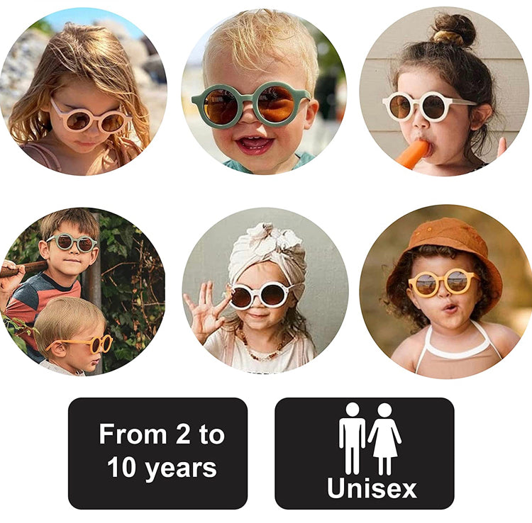 Lunettes solaires unies noires